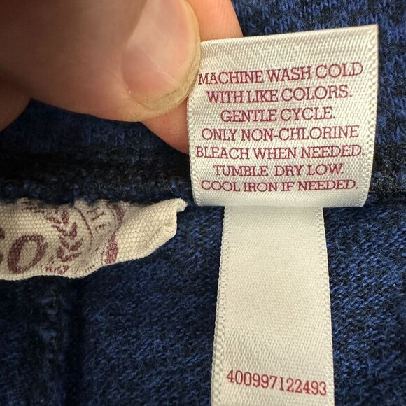 So Brand Women's Drawstring Waist Leggings Size L Blue - Picture 7 of 8